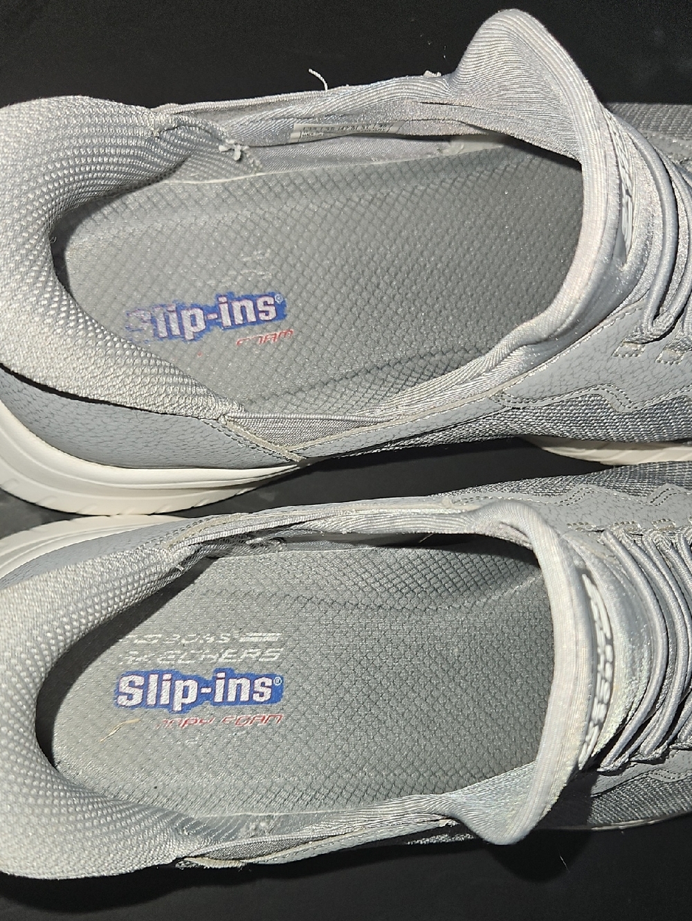Skechers GOwalk Slip-On Sneakers in Light Gray Size 13 - Picture 7 of 13